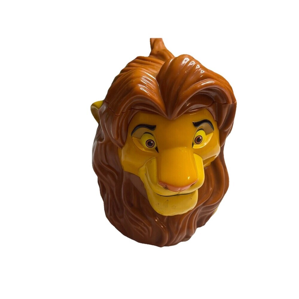 Rare Lion King Simba Plastic Stein Cup Mug Exclusive Disney On Ice 1990's